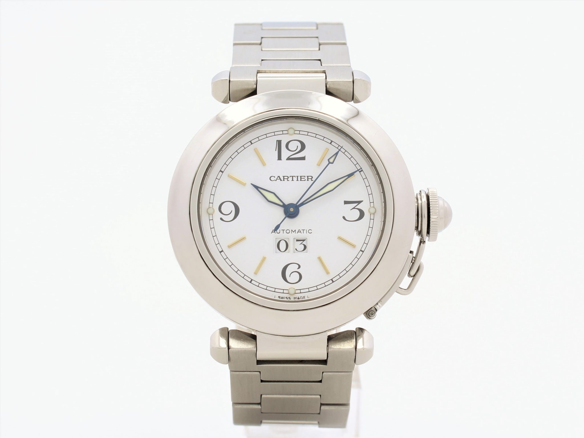 Cartier Pasha De Cartier Big Date Automatic Steel Ref.2475