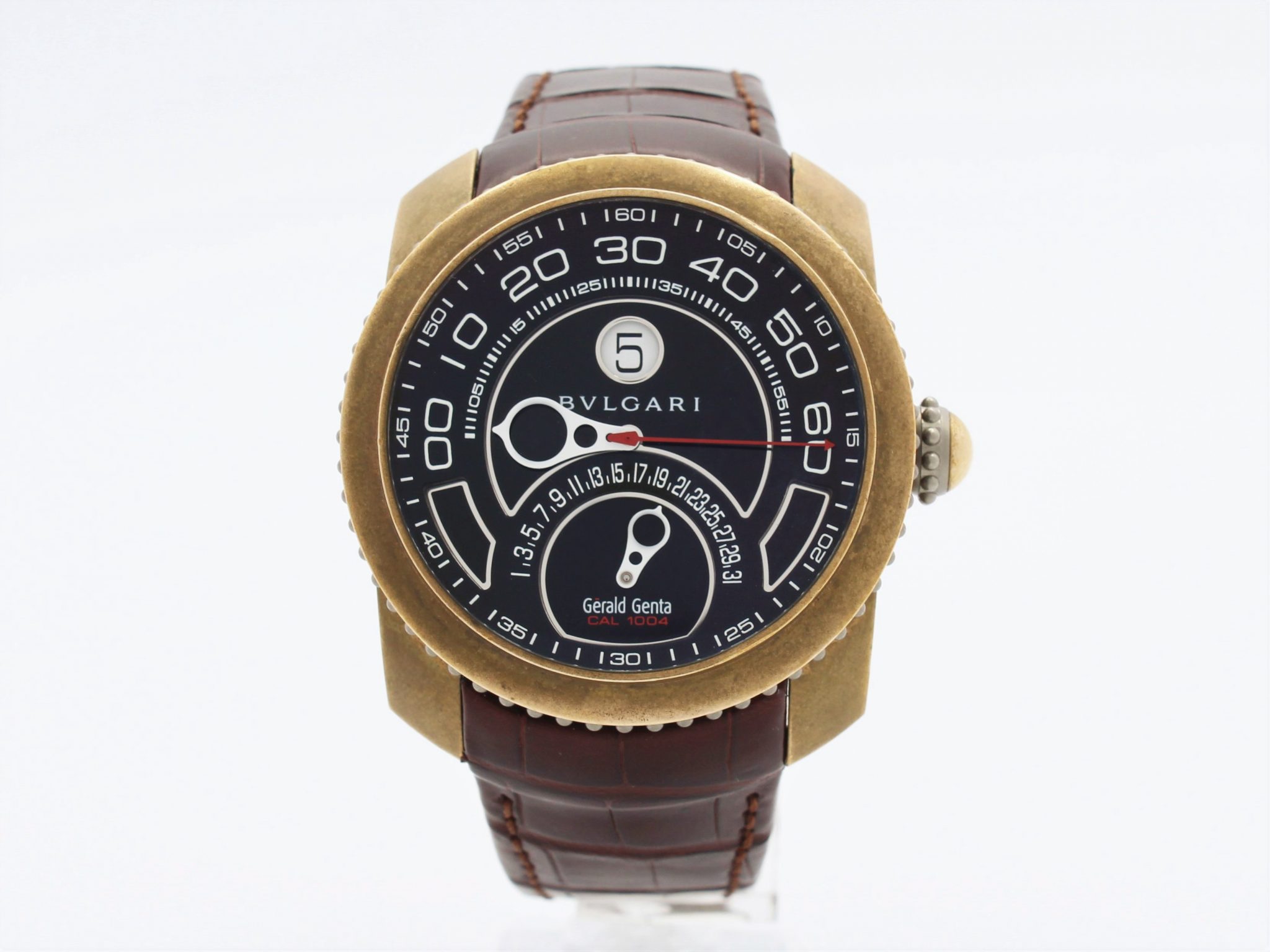 Bulgari Gérald Genta Jefica Retrograde Automatic Bronze & Titanium Ref.GBS.Y.98