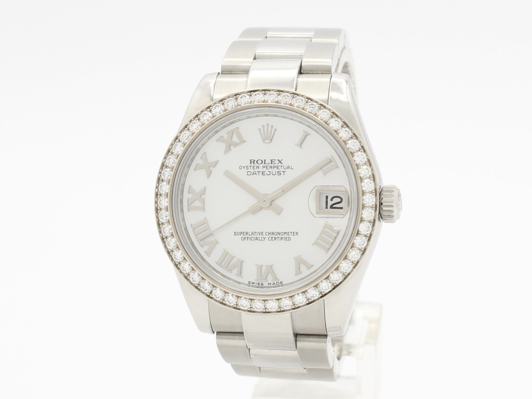 Rolex Oyster Perpetual Datejust Automatic Steel & Diamonds Ref.178384