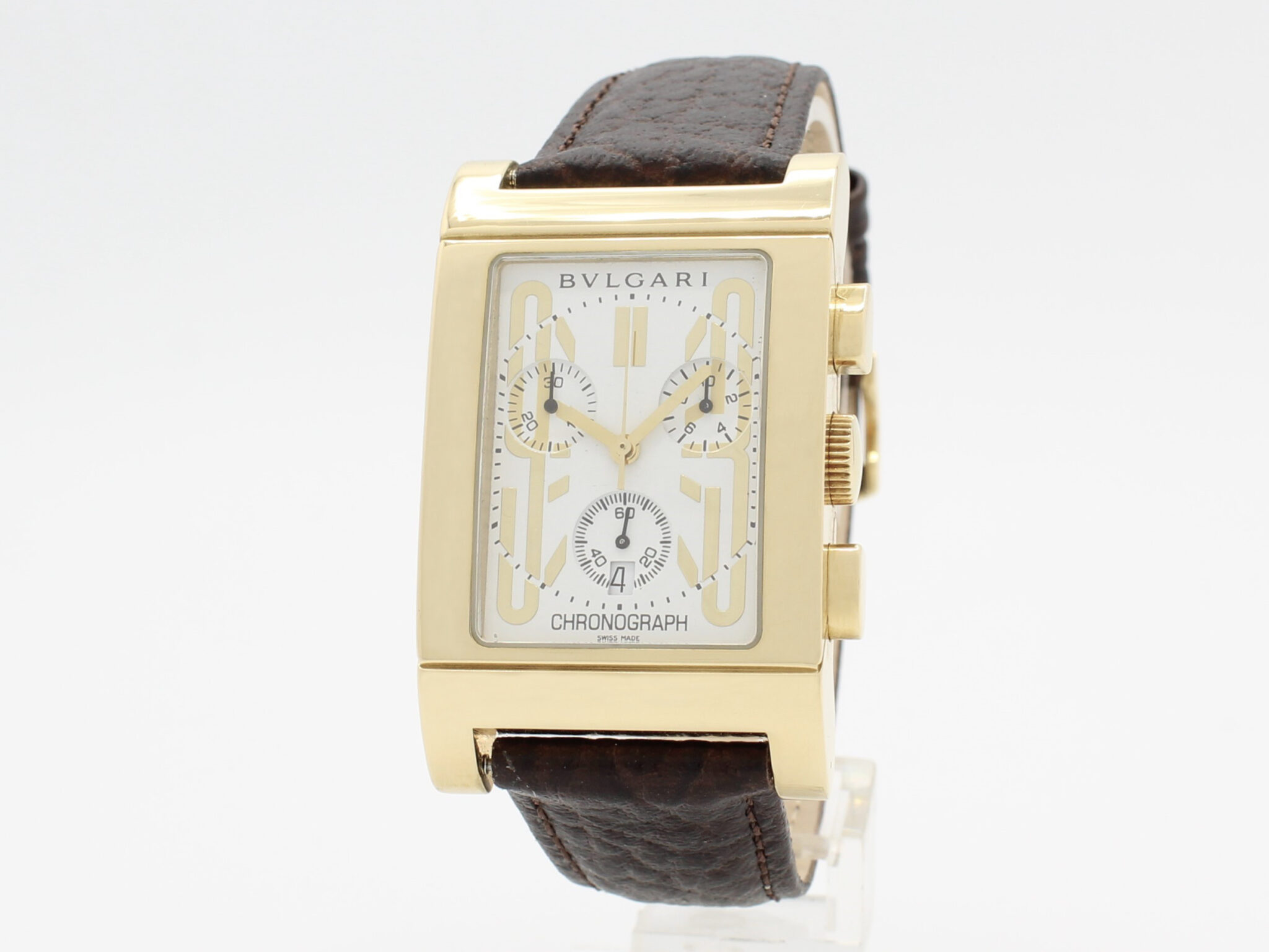 Bulgari Rettangolo Quartz 18K Gold Ref.RTC 49 G