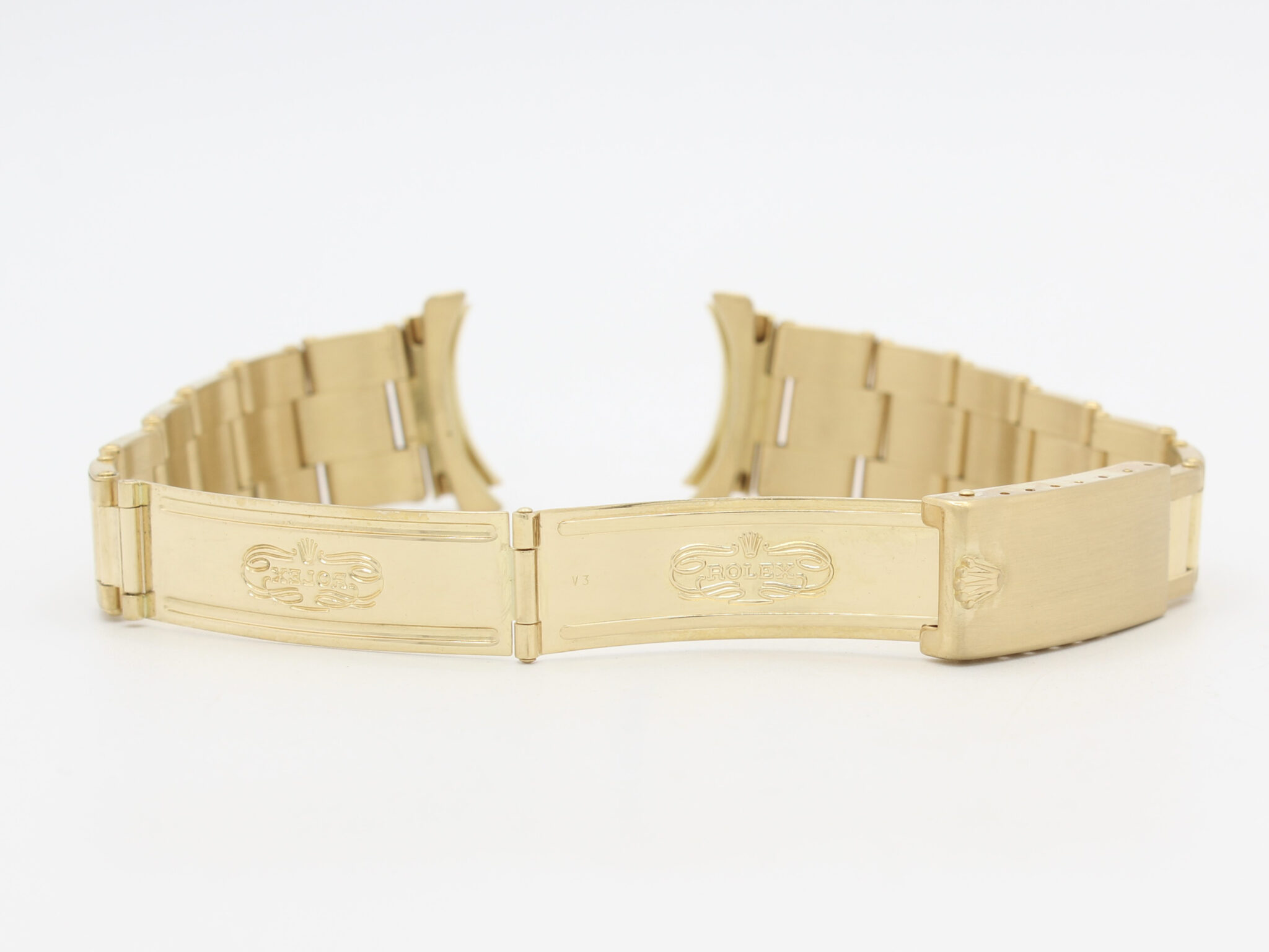 Bracelet  Rolex 7205 gold 18 Kt BAND for Manual Vintage Daytona 19mm, Vintage
