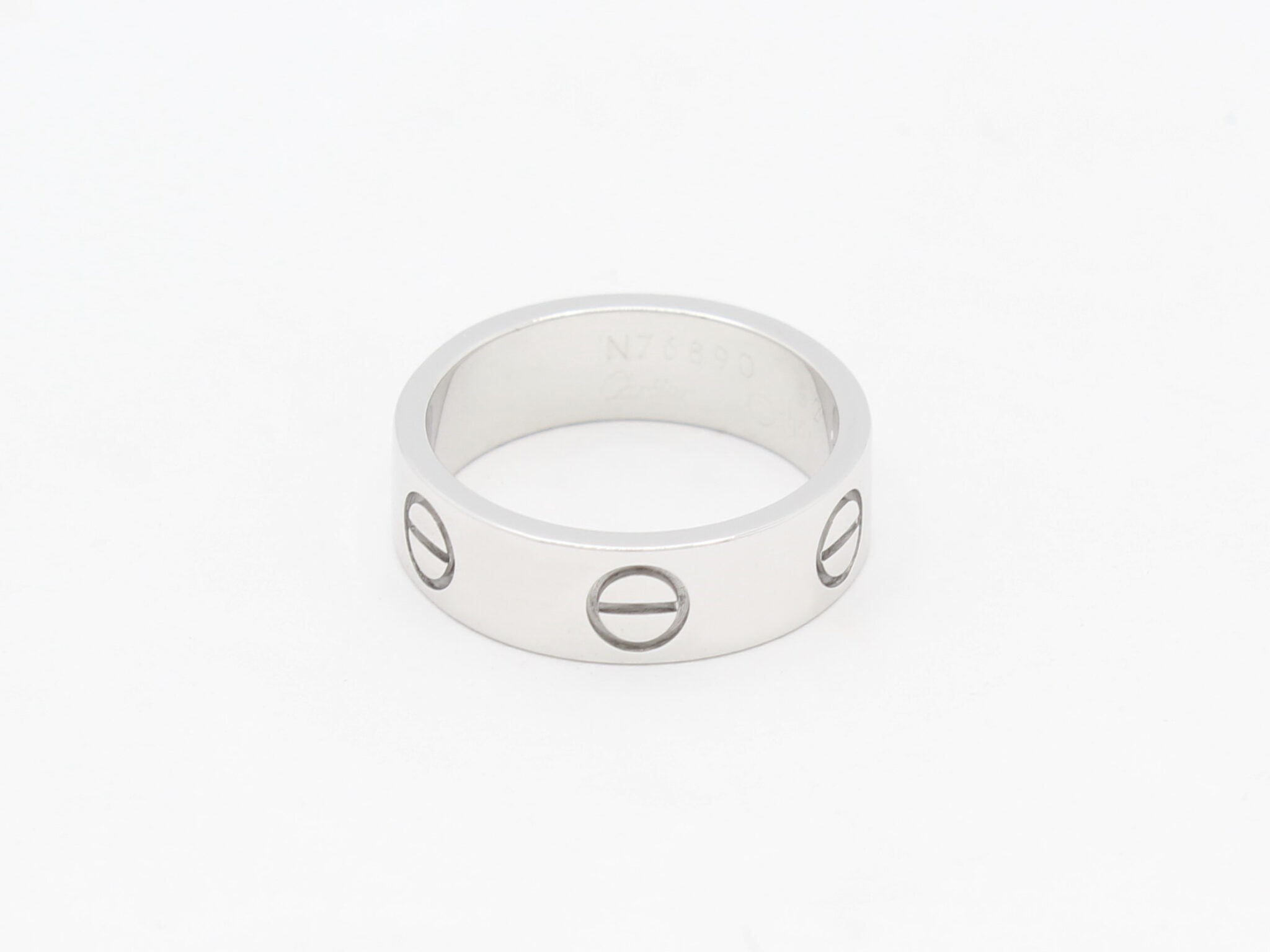Anillo Cartier Love Oro Blanco 18K Cartier Love 18K White Gold Ring