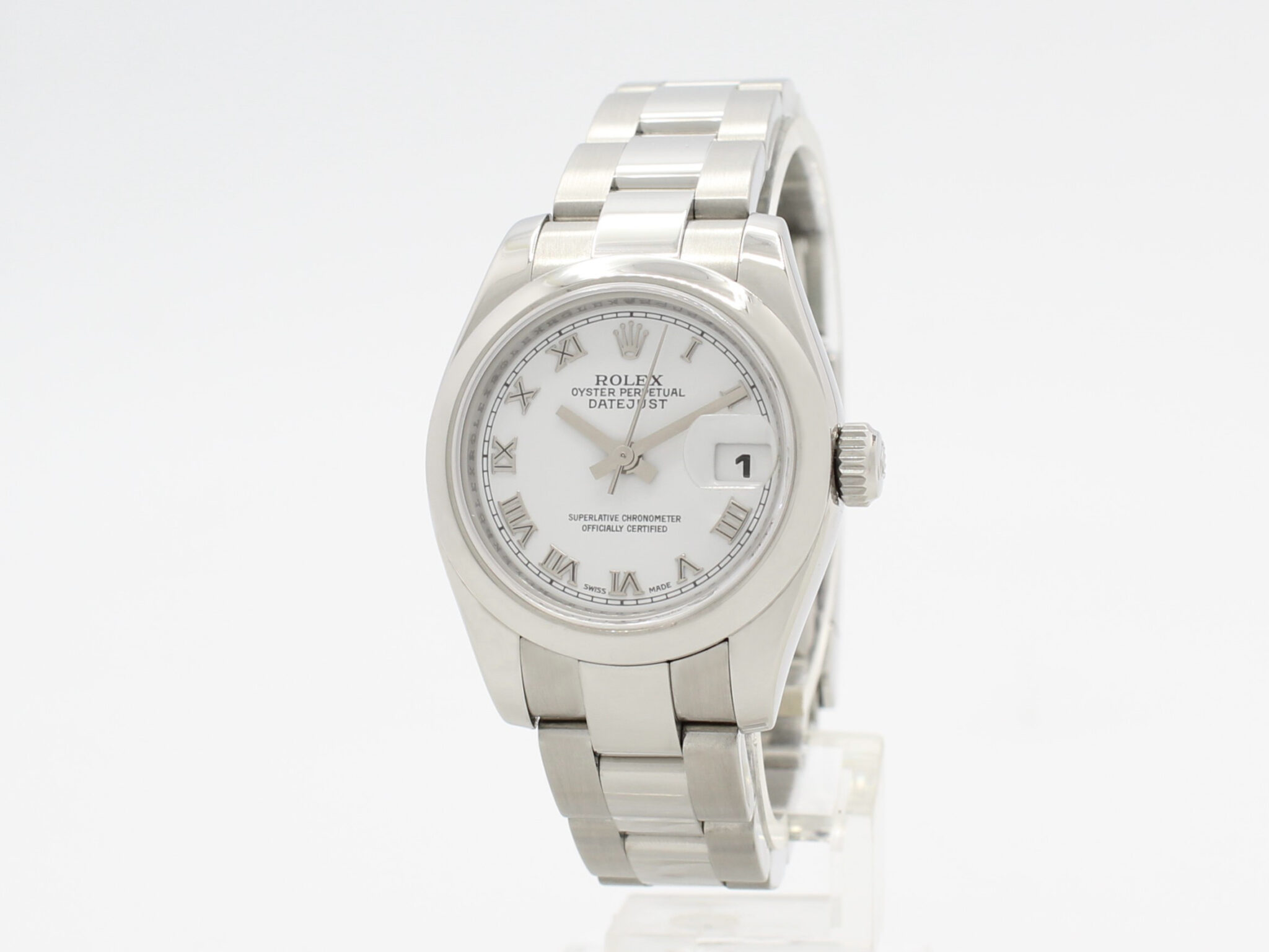 Rolex Oyster Perpetual Datejust Automatic Steel Black Dial Ladies Ref.179160