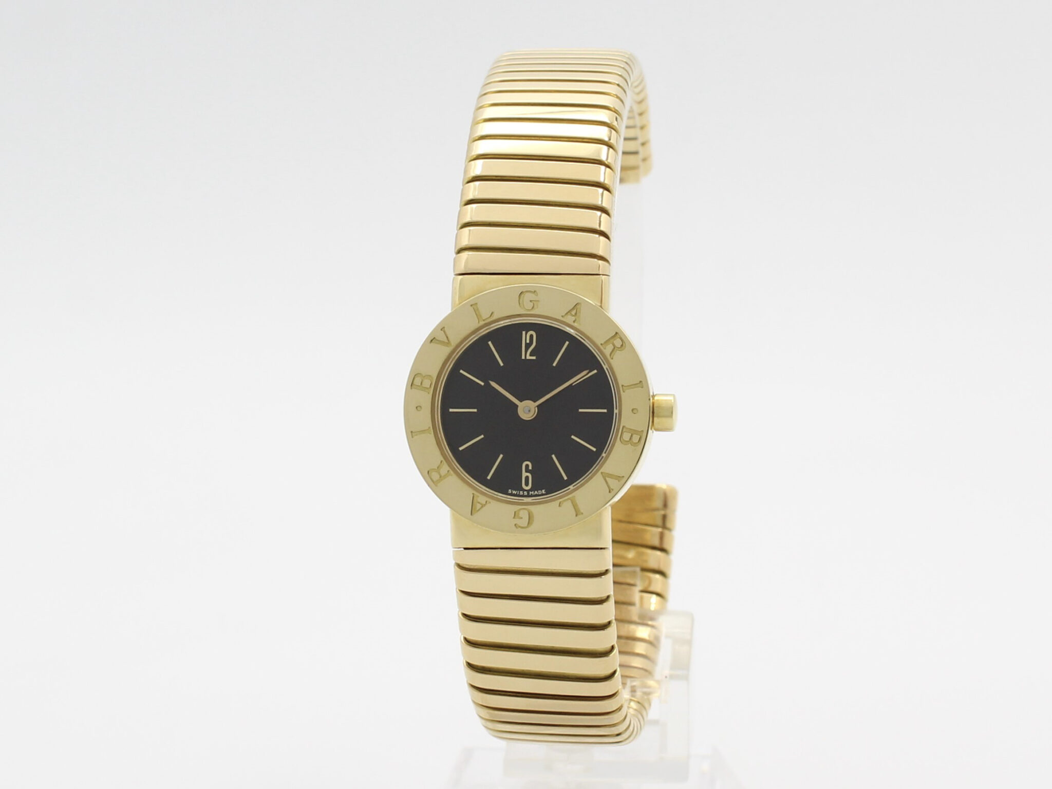 Bulgari Tubogas Quartz 18K Gold Ladies Ref.BB.23.2T