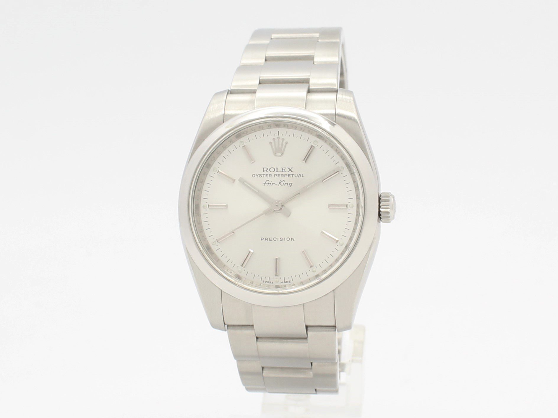 Rolex Oyster Perpetual Air-King Automatic Steel Grey Dial Ref.114200