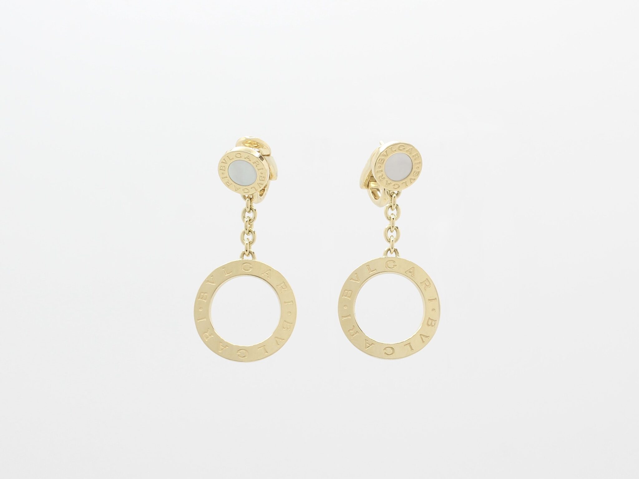 Pendientes Bulgari Oro 18K Bulgari 18K Gold Earrings