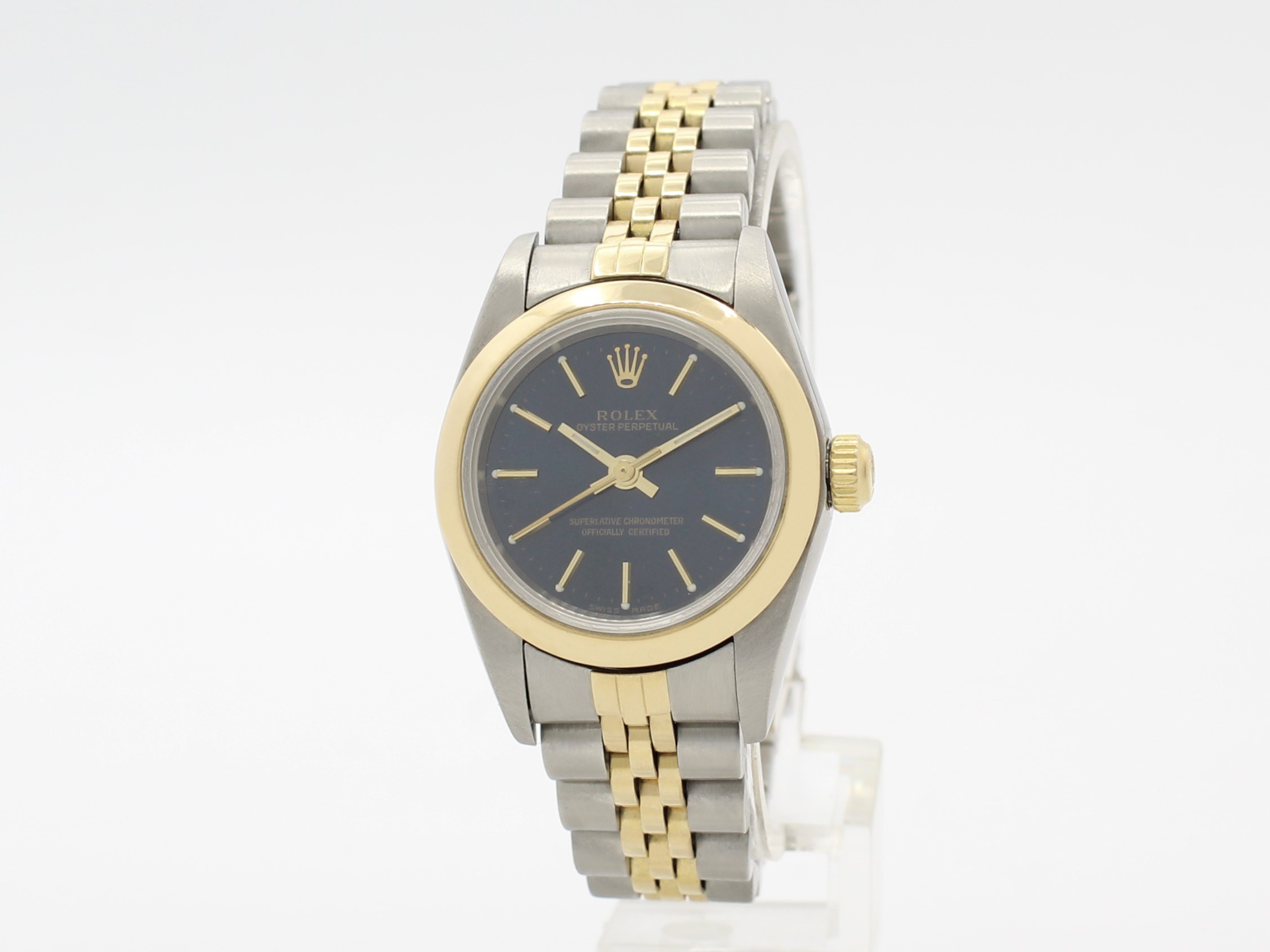Rolex Oyster Perpetual Automatic 18K Gold & Steel Ladies Ref.76183 Rolex Oyster Perpetual Automatic 18K Gold & Steel Ladies Ref.76183