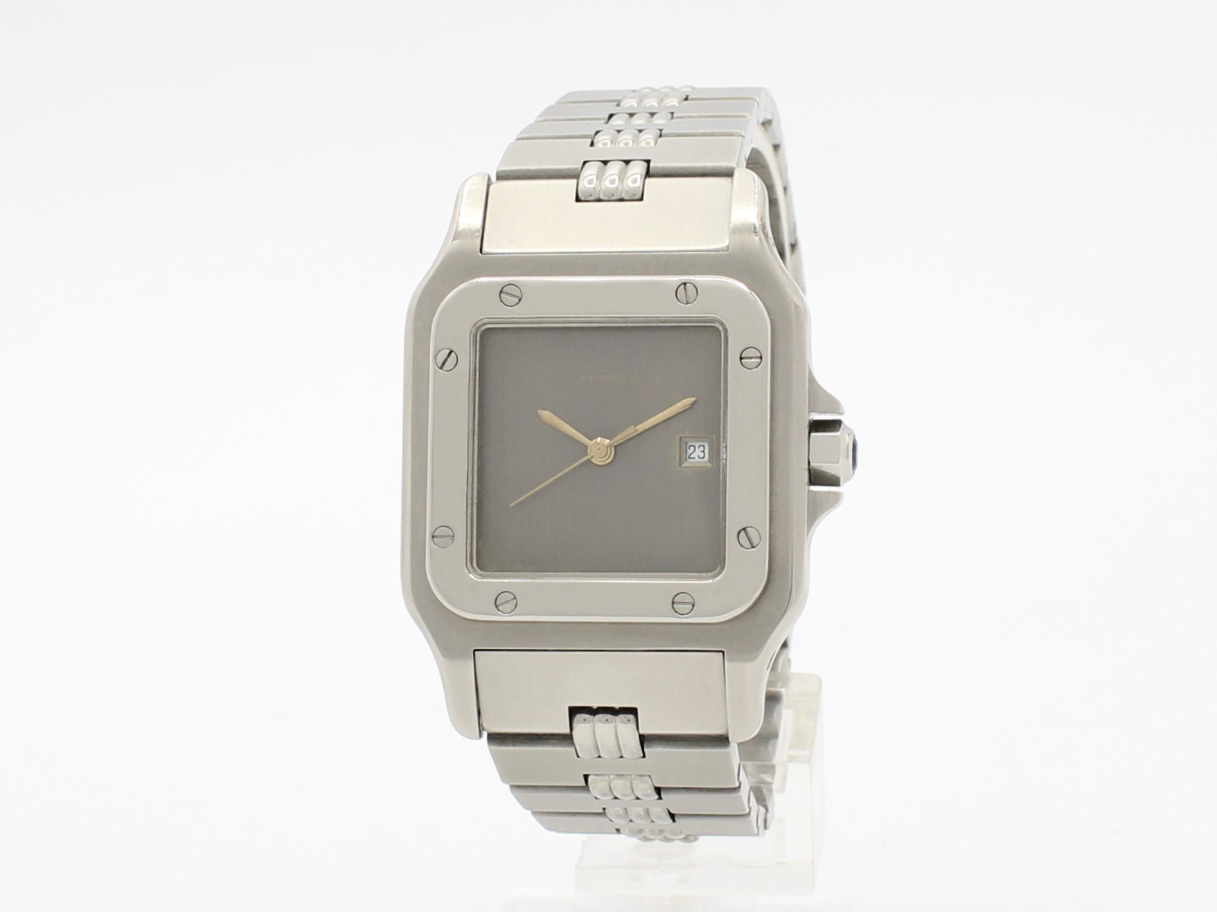 Cartier Santos 2960 Carree Slate Ghost Dial Ref.2961 Cartier Santos 2960 Carree Slate Ghost Dial Ref.2961